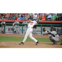 J.D. Martinez with the Tri-City ValleyCats