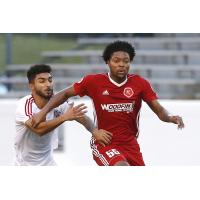 Defender Mekeil Williams with the Richmond Kickers