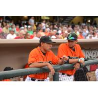 Dayton Dragons Manager Luis Bolivar