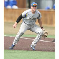 Infielder Josh Falk with South Dakota State