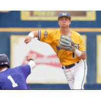 Infielder Reid Bourque with McNeese State