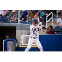 Infielder Jackson Cluff with BYU