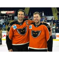 Lehigh Valley Phantoms All-Stars Colin McDonald and Greg Carey