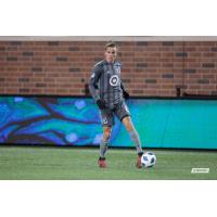 Defender Marc Burch with Minnesota United FC