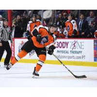 Defenseman Scott Dornbrock with the Reading Royals