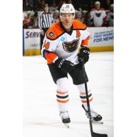 Forward Corban Knight with the Lehigh Valley Phantoms