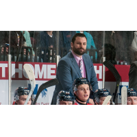 Saginaw Spirit head coach Chris Lazary