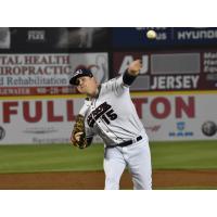 Somerset Patriots pitcher Logan Darnell