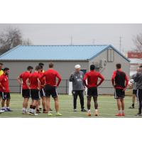 Chattanooga Red Wolves SC in training