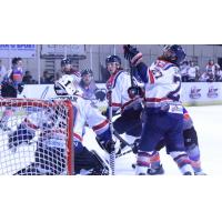 Evansville Thunderbolts battle the Macon Mayhem