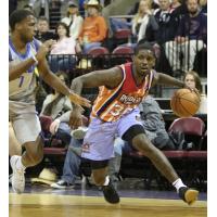 Jawun Evans of the Northern Arizona Suns in his Rodeo Clowns jersey
