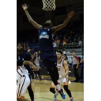 Halifax Hurricanes guard Terry Thomas vs. the Island Storm