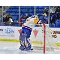 Saskatoon Blades goaltender Nolan Maier