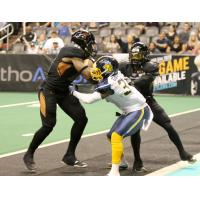 Cedar Rapids River Kings DB Tavion Garrison vs. the Arizona Rattlers