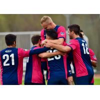 Tormenta FC celebrate during the preseason
