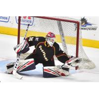 Cleveland Monsters goaltender Jean-Francois Berube