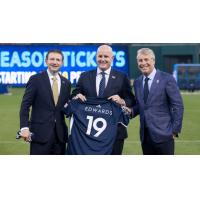 USL President Jake Edwards at Memphis 901 FC's inaugural match