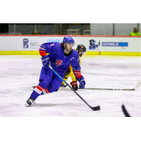 Peterborough Petes forward Liam Kirk with Ice Hockey UK