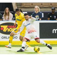Kansas City Comets defender John Sosa against the Orlando SeaWolves