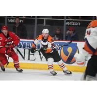 Lehigh Valley Phantoms right wing David Kase vs. the Charlotte Checkers