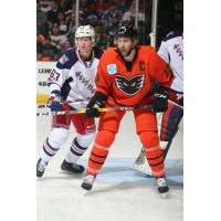 Lehigh Valley Phantoms right wing Colin McDonald vs. the Hartford Wolf Pack