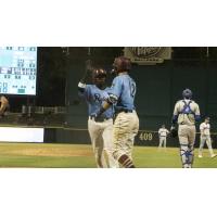 Frisco RoughRiders exchange congratulations at home