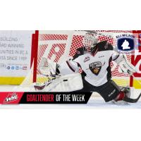 Vancouver Giants goaltender David Tendeck