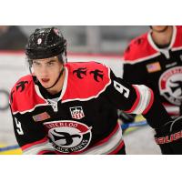 Defenseman Michael Ferrandino with the Waterloo Black Hawks