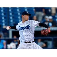 Tampa Tarpons pitcher Miguel Yajure