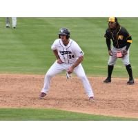Mike Ohlman of the Somerset Patriots leads off first
