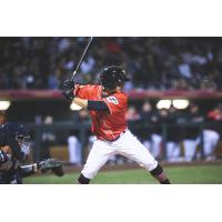El Paso Chihuahuas IF Luis Urias awaits a pitch