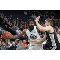 Halifax Hurricanes SG Terry Thomas against the Moncton Magic