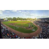 SEGRA Stadium, home of the Fayetteville Woodpeckers