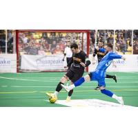 Baltimore Blast midfielder Tony Donatelli with the ball