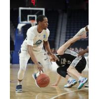 Halifax Hurricanes forward Mike Poole against the Moncton Magic