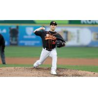 Long Island Ducks pitcher Brett Marshall