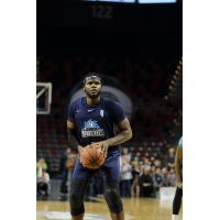 Halifax Hurricanes centre Rhamel Brown at the free throw line