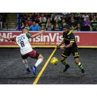 Milwaukee Wave Forward Max Ferdinand (right) against the Monterrey Flash