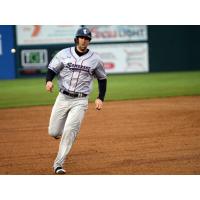 Craig Massey of the Somerset Patriots on the basepaths