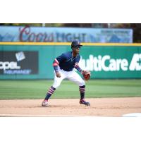 Shed Long of the Tacoma Rainiers