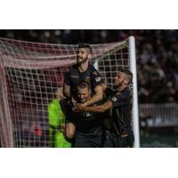 Phoenix Rising FC celebrates a goal