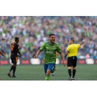 Cristian Roldan of Seattle Sounders FC scored for the second consecutive match