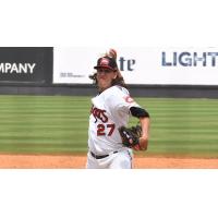 Carolina Mudcats pitcher Dylan File