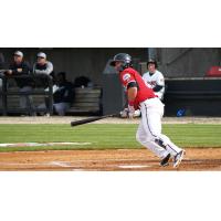 Keston Hiura with the Carolina Mudcats in 2018