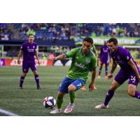 Cristian Roldan of Seattle Sounders FC vs. Orlando City SC
