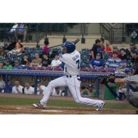Jeison Guzman of the Lexington Legends at bat