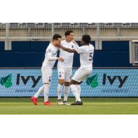 Memphis 901 FC celebrates a goal