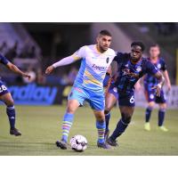 Las Vegas Lights FC's leading scorer Irvin Parra vs. the Tulsa Roughnecks