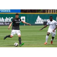 Tacoma Defiance defender Samuel Rogers vs. Fresno FC