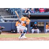 Akron RubberDucks outfielder Ka'ai Tom